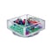 Azar Displays 6" Square Tray Four Compartment Revolving Desk Organizer, PK2 556352 - alternate 2